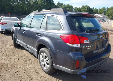 2011 Subaru Outback 2.5I z USA, uszkodzony, nr VIN 4S4BRBAC3B3382704